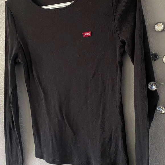 Levi’s | ribbed long sleeve shirt. XS - Picture 4 of 9